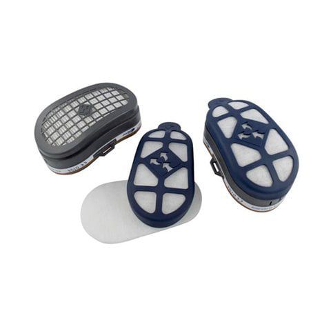 GVS A1P3 and B1P3 10 Dust Pads + 2 Holder Caps, SPM420